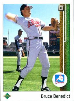 #121 Bruce Benedict - Atlanta Braves - 1989 Upper Deck Baseball