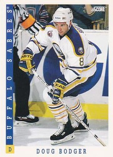 #21 Doug Bodger - Buffalo Sabres - 1993-94 Score Canadian Hockey