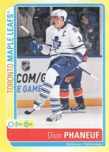 #S-DP Dion Phaneuf - Toronto Maple Leafs - 2013-14 O-Pee-Chee Hockey - Stickers