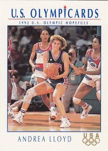 #21 Andrea Lloyd - USA - 1992 Impel U.S. Olympic Hopefuls