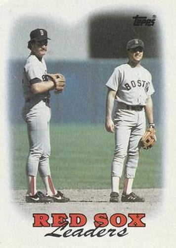#21 Red Sox Leaders - Boston Red Sox - 1988 Topps Baseball