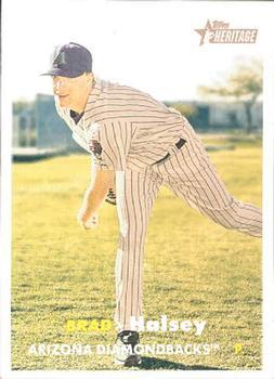 #21 Brad Halsey - Arizona Diamondbacks - 2006 Topps Heritage Baseball