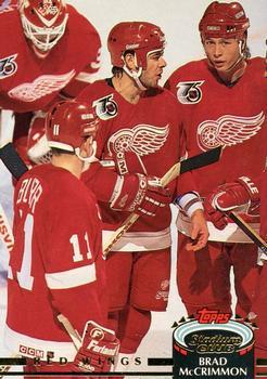 #21 Brad McCrimmon - Detroit Red Wings - 1992-93 Stadium Club Hockey