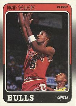 #21 Brad Sellers - Chicago Bulls - 1988-89 Fleer Basketball