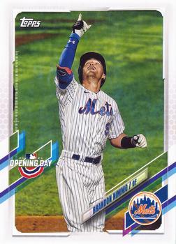 #21 Brandon Nimmo - New York Mets - 2021 Topps Opening Day Baseball