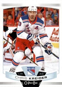 #21 Chris Kreider - New York Rangers - 2019-20 O-Pee-Chee Hockey