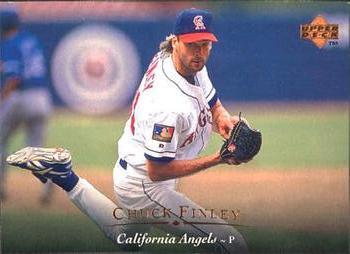 #21 Chuck Finley - California Angels - 1995 Upper Deck Baseball