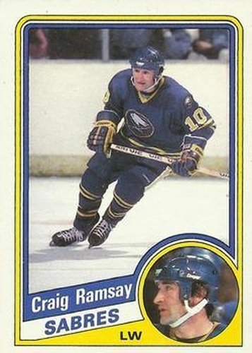 #21 Craig Ramsay - Buffalo Sabres - 1984-85 Topps Hockey