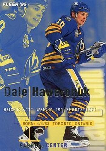 #21 Dale Hawerchuk - Buffalo Sabres - 1994-95 Fleer Hockey