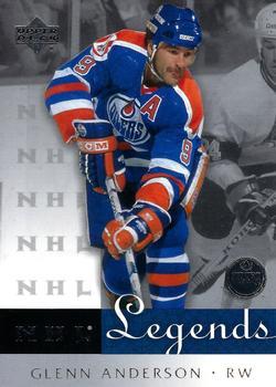 #21 Glenn Anderson - Edmonton Oilers - 2001-02 Upper Deck Legends Hockey