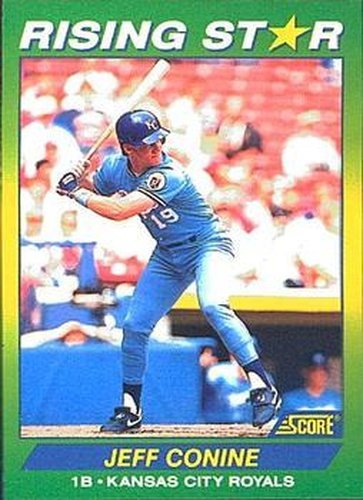 #21 Jeff Conine - Kansas City Royals - 1992 Score 100 Rising Stars Baseball