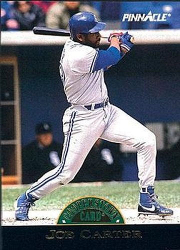 #21 Joe Carter - Toronto Blue Jays - 1993 Pinnacle Cooperstown Baseball