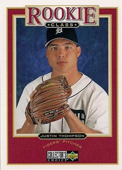 #21 Justin Thompson - Detroit Tigers - 1997 Collector's Choice Baseball