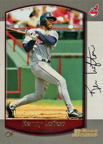 #21 Kenny Lofton - Cleveland Indians - 2000 Bowman Baseball