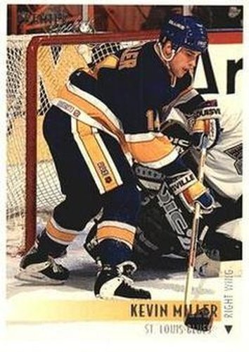 #21 Kevin Miller - St. Louis Blues - 1994-95 Topps Premier Hockey