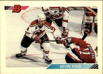 #21 Kevin Todd - New Jersey Devils - 1992-93 Bowman Hockey