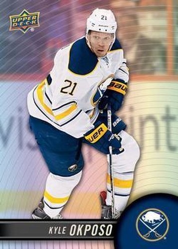 #21 Kyle Okposo - Buffalo Sabres - 2017-18 Upper Deck Tim Hortons Hockey