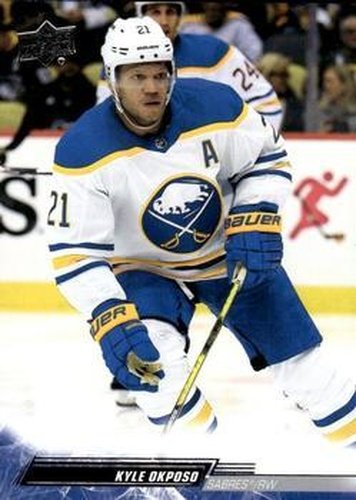 #21 Kyle Okposo - Buffalo Sabres - 2022-23 Upper Deck Hockey