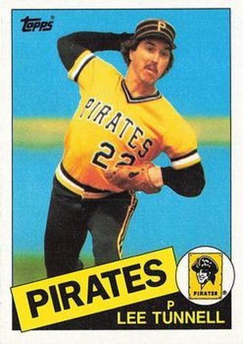 #21 Lee Tunnell - Pittsburgh Pirates - 1985 Topps Baseball