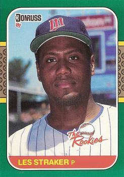 #21 - Les Straker - Minnesota Twins - 1987 Donruss The Rookies Baseball