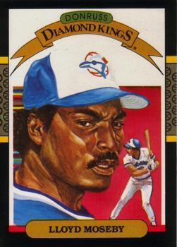 #21 Lloyd Moseby - Toronto Blue Jays - 1987 Leaf Baseball