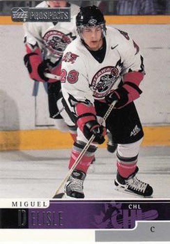 #21 Miguel Delisle - Ottawa 67's - 1999-00 Upper Deck Prospects Hockey