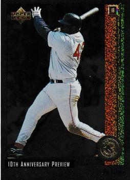 #21 Mo Vaughn - Boston Red Sox - 1998 Upper Deck - 10th Anniversary Preview Baseball