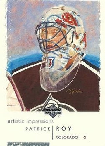 #21 Patrick Roy - Colorado Avalanche - 2002-03 UD Artistic Impressions Hockey