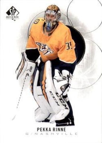 #21 Pekka Rinne - Nashville Predators - 2020-21 SP Authentic Hockey