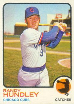 #21 Randy Hundley - Chicago Cubs - 1973 Topps Baseball