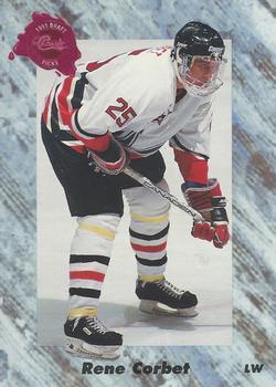 #21 Rene Corbet - Quebec Nordiques - 1991 Classic Four Sport