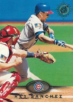 #21 Rey Sanchez - Chicago Cubs - 1995 Stadium Club Baseball