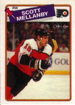 #21 Scott Mellanby - Philadelphia Flyers - 1988-89 O-Pee-Chee Hockey