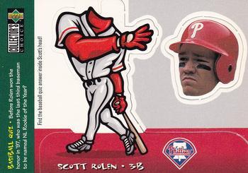 #21 Scott Rolen - Philadelphia Phillies - 1998 Collector's Choice - Mini Bobbing Heads Baseball
