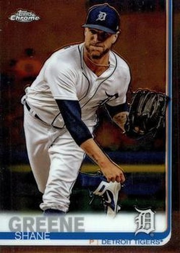 #21 Shane Greene - Detroit Tigers - 2019 Topps Chrome Baseball