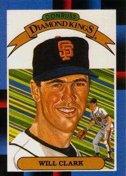 #21 Will Clark - San Francisco Giants - 1988 Leaf Baseball