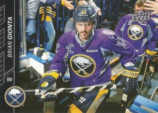 #21 Brian Gionta - Buffalo Sabres - 2015-16 Upper Deck Hockey