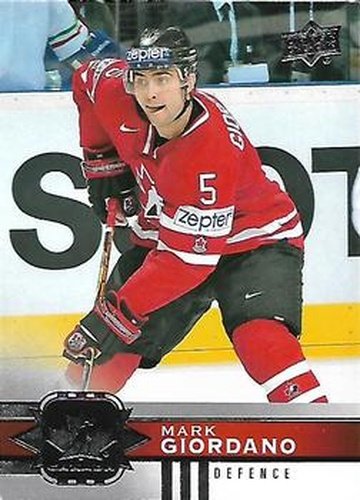 #21 Mark Giordano - Canada - 2017-18 Upper Deck Canadian Tire Team Canada Hockey