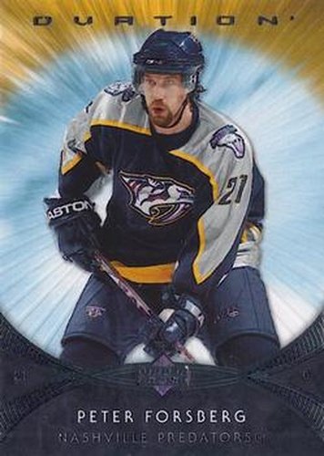 #21 Peter Forsberg - Peter Forsberg - 2007-08 Upper Deck Ovation Hockey