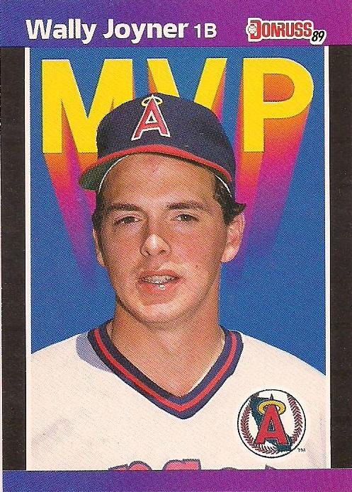 #BC-21 Wally Joyner - California Angels - 1989 Donruss Baseball - Bonus MVP's