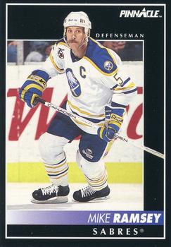 #21 Mike Ramsey - Buffalo Sabres - 1992-93 Pinnacle Canadian Hockey