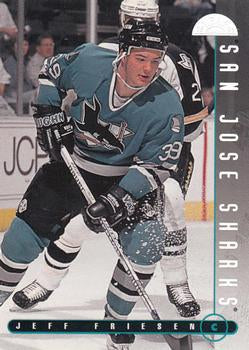 #21 Jeff Friesen - San Jose Sharks - 1995-96 Leaf Hockey