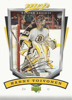 #21 Hannu Toivonen - Boston Bruins - 2006-07 Upper Deck MVP Hockey