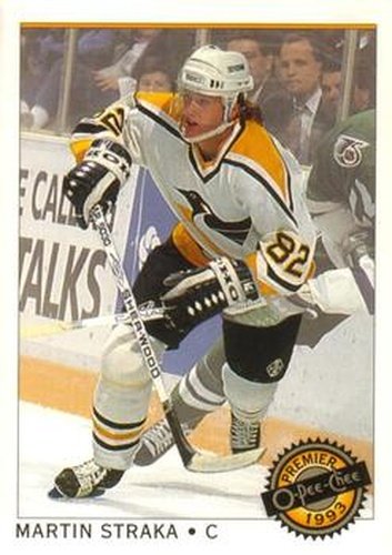 #21 Martin Straka - Pittsburgh Penguins - 1992-93 O-Pee-Chee Premier Hockey