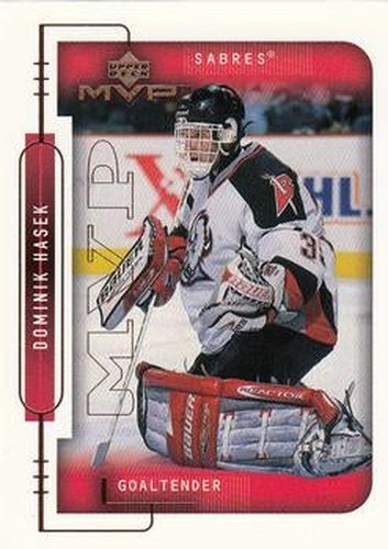 #21 Dominik Hasek - Buffalo Sabres - 1999-00 Upper Deck MVP Hockey