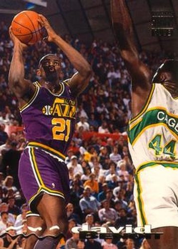 #21 David Benoit - Utah Jazz - 1993-94 Stadium Club Basketball