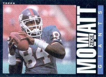 #121 Zeke Mowatt - New York Giants - 1985 Topps Football