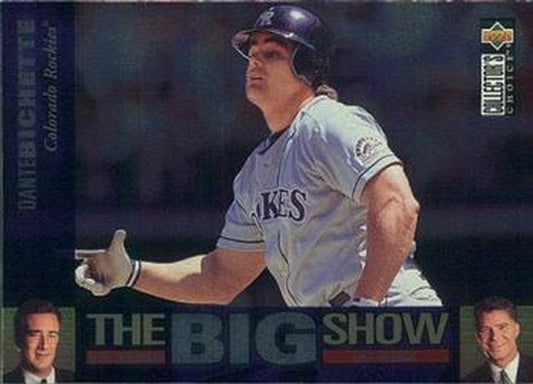 #21 Dante Bichette - Colorado Rockies - 1997 Collector's Choice Baseball - The Big Show