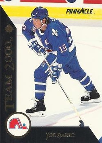 #21 Joe Sakic - Quebec Nordiques - 1992-93 Pinnacle Canadian Hockey - Team 2000