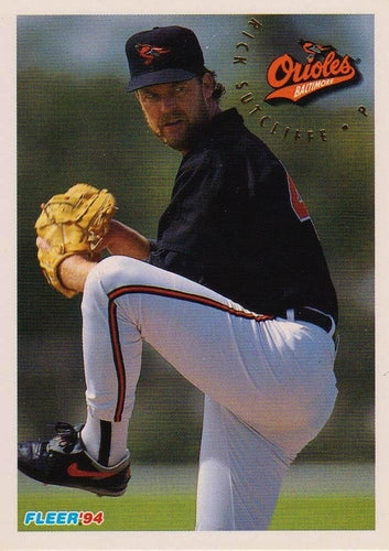 #21 Rick Sutcliffe - Baltimore Orioles - 1994 Fleer Baseball
